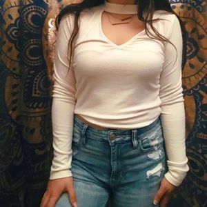 Deep V cutout top from Forever21